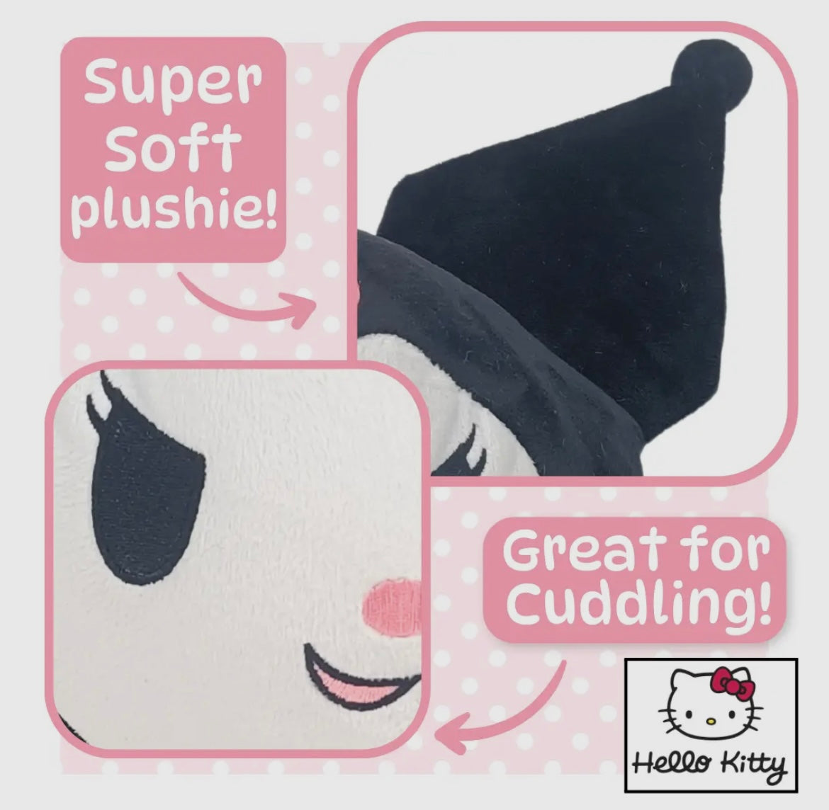 Kuromi Giant Plush - 45cm