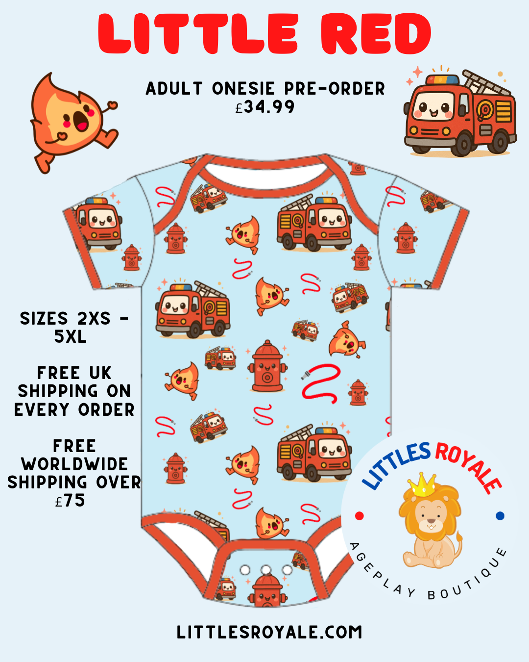 Pre-Order Little Red Onesie