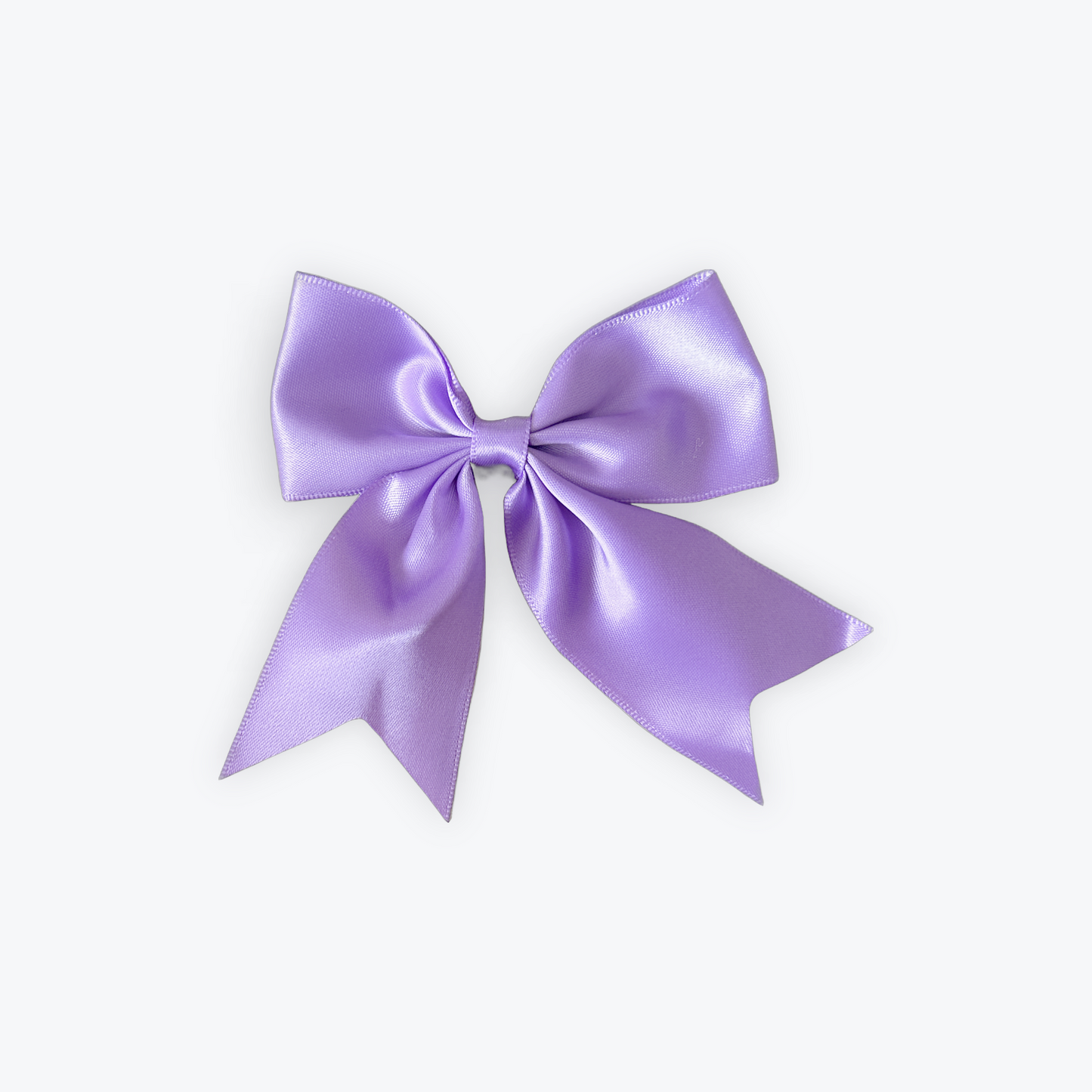 Purple Satin Hair Slide Bow