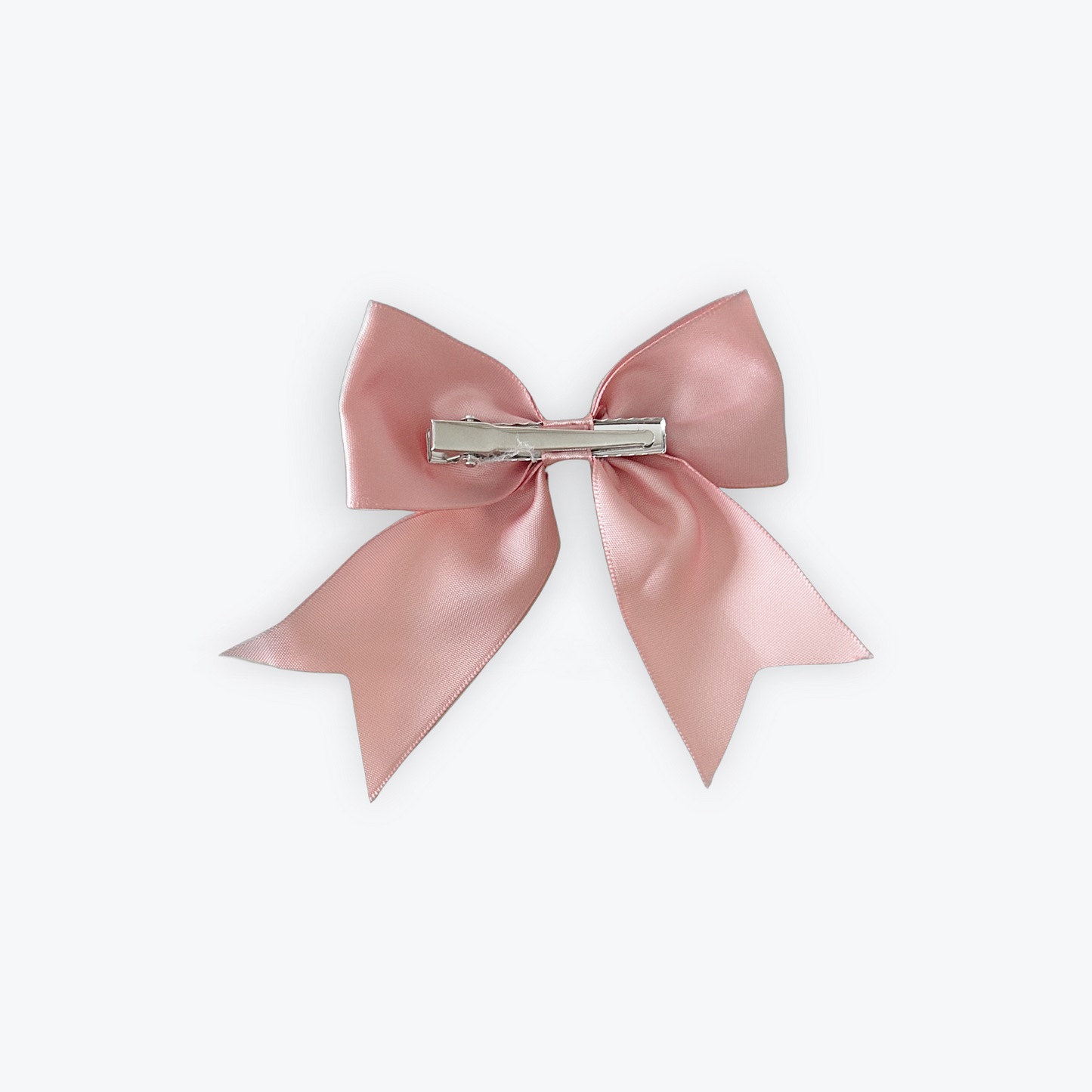 Ballerina Pink Satin Hair Slide Bow