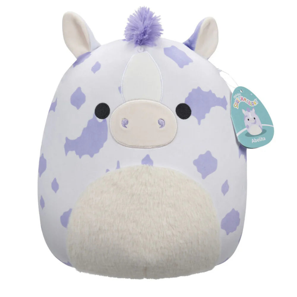 Squishmallows 12” Plush - Abelita the Lavender Appaloosa Horse