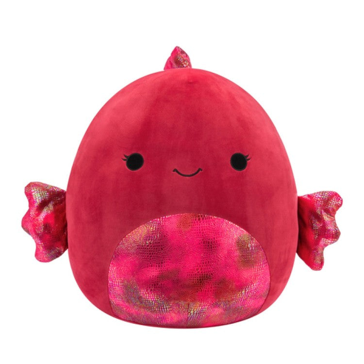 Squishmallows 16” Plush - Barella the Raspberry Beta Fish